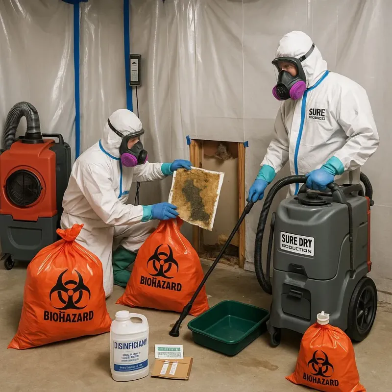 Contaminated Water Handling Protocols process in State Line, PA